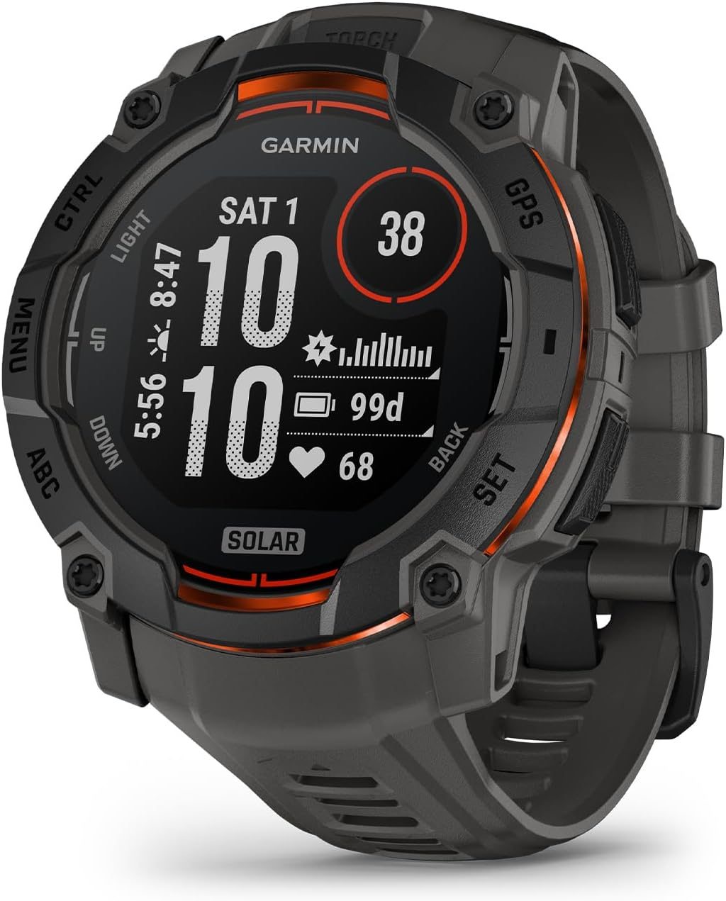 Garmin Instinct solar smartwatch product shot